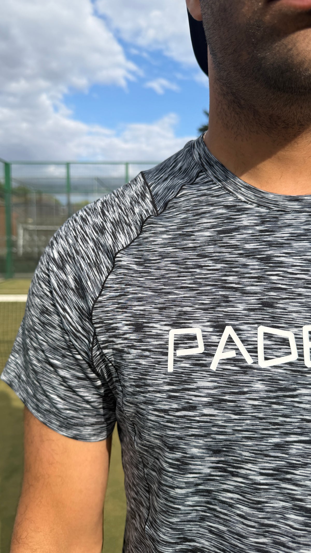 Performance Tee — Black Melange (Pre-order · ships by 30 Nov)