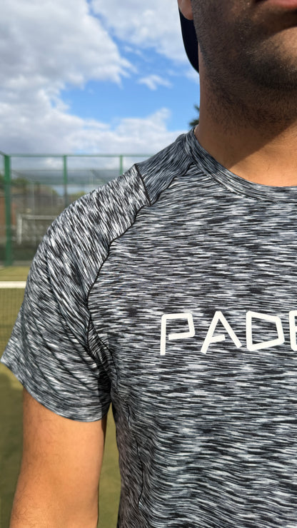 Performance Tee — Black Melange (Pre-order · ships by 30 Nov)