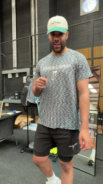 Performance Tee — Black Melange (Pre-order · ships by 30 Nov)